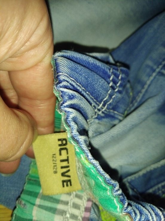 Модні джинсові шорти на 7-9 років, фото №3