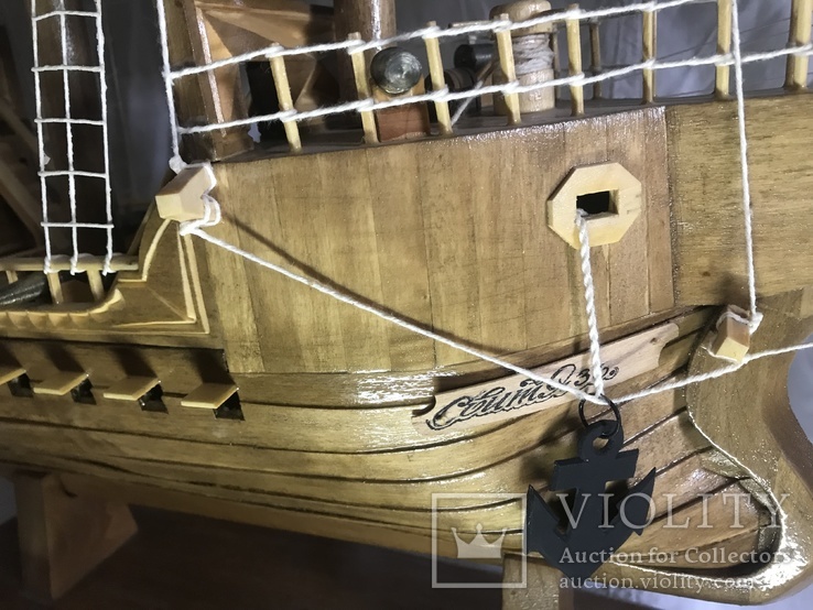 Модель корабля парусник 'СВИТЯЗЬ'(дерев'яний корабель), фото №6