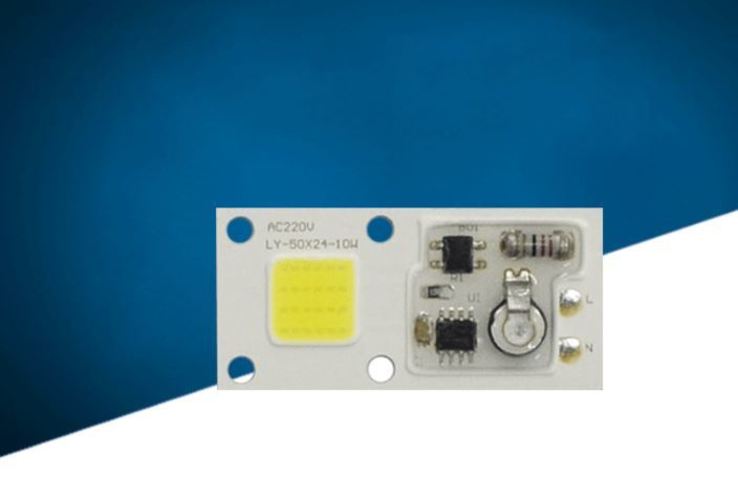 Светодиод LED матрица в прожектор лампа 10W Smart IC 220v 10вт ремонт, фото №2