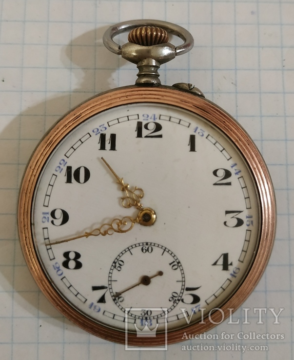 Карманные часы Цилиндр 10 камней Швейцарский механизм