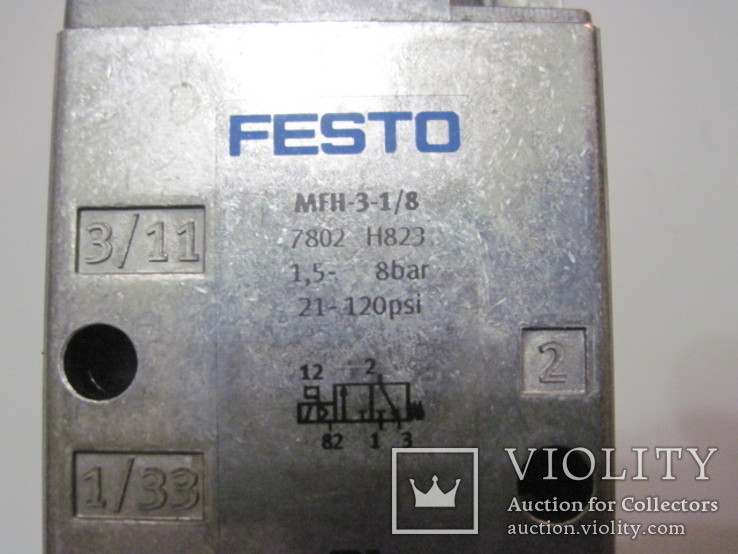 Пневморозподільник FESTO MFH-3-1/8, photo number 3