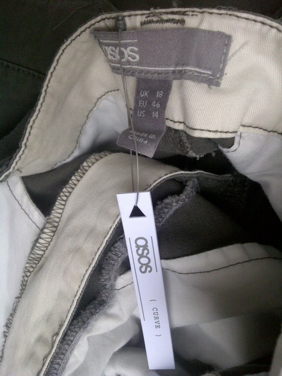 Походные штаны ASOS олива uk 18 us 14 eu 46, photo number 4