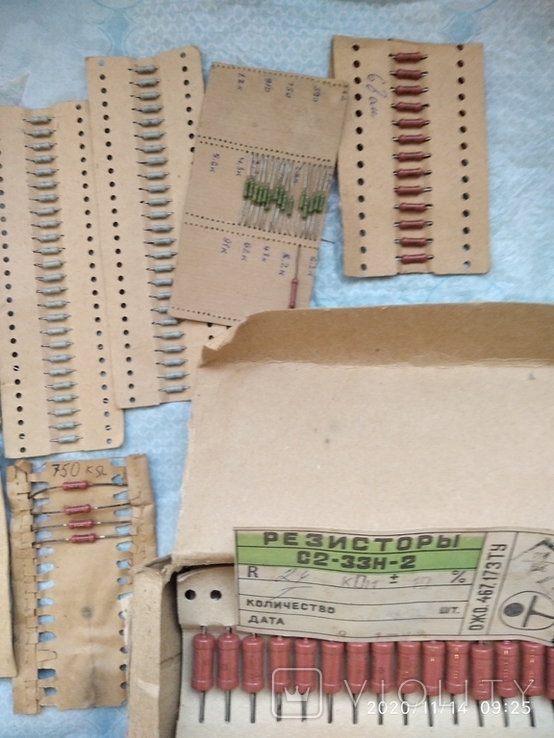 Радиодетали разные ,новые - СССР конденсаторы,резисторы,диоды., фото №6