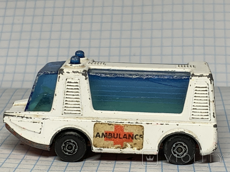  1971 Lesney Matchbox Superfast #46 STRETCHA FETCHA AMBULANCE, фото №4