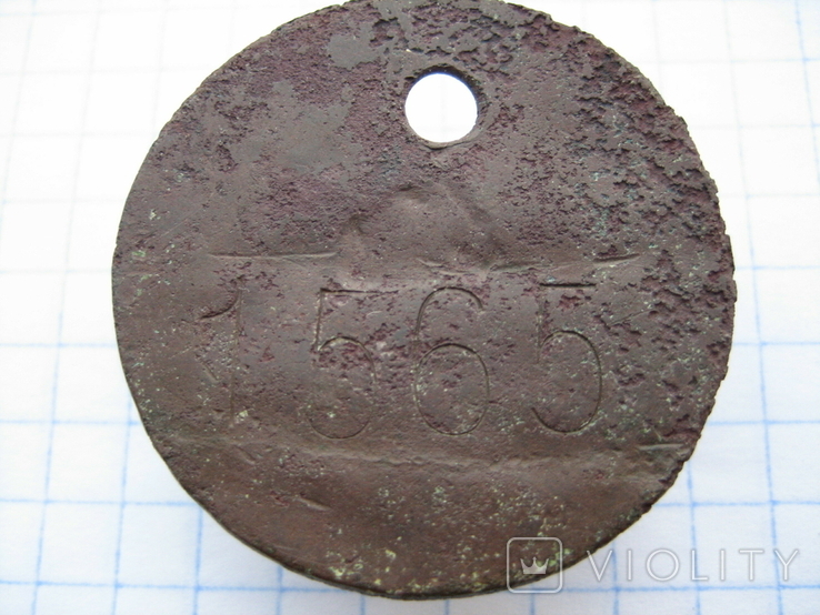 Собачий жетон "Lwow 1934" №1565, фото №3