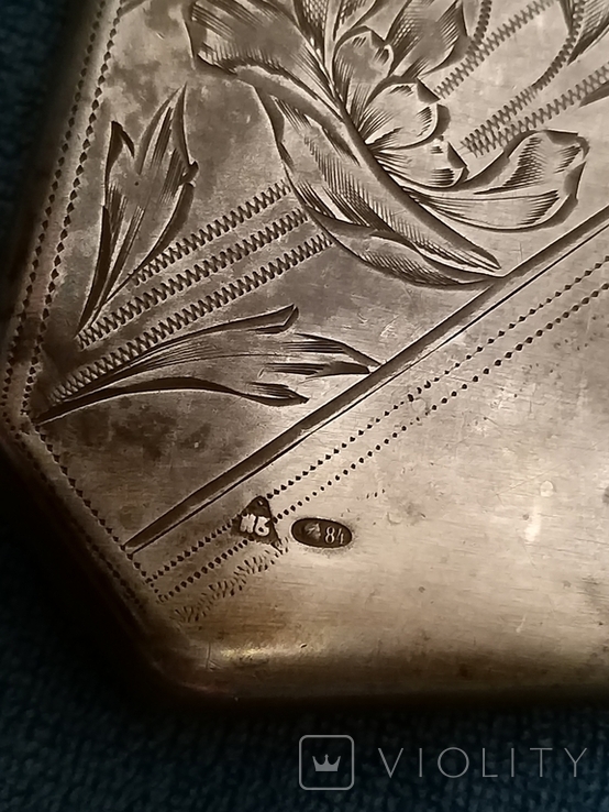 Серебряная сумочка 84 пр. 215 грамм, фото №3