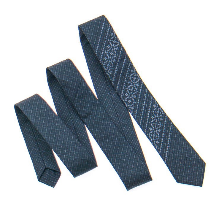 Вузька краватка з вишивкою №837, фото №3