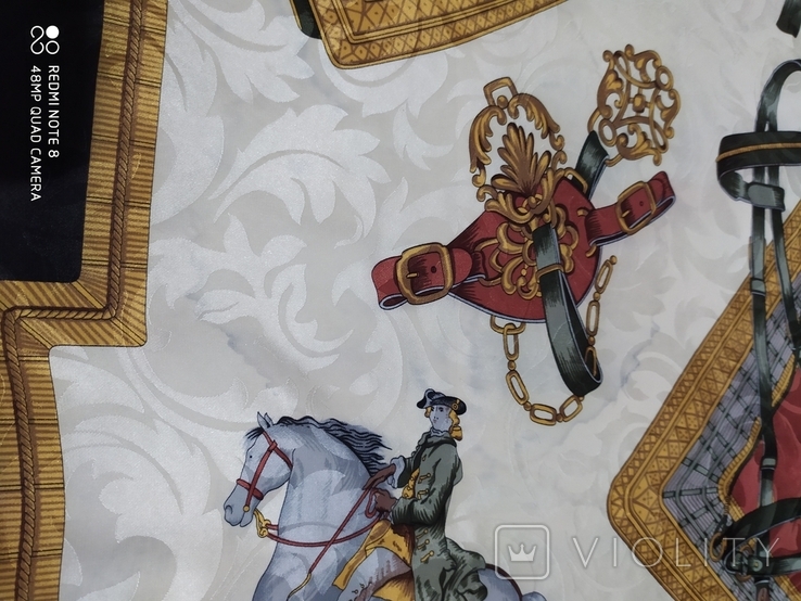 Платок шелковый, по образу Hermes, Италия, photo number 10