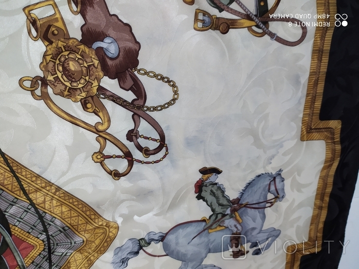 Платок шелковый, по образу Hermes, Италия, photo number 11