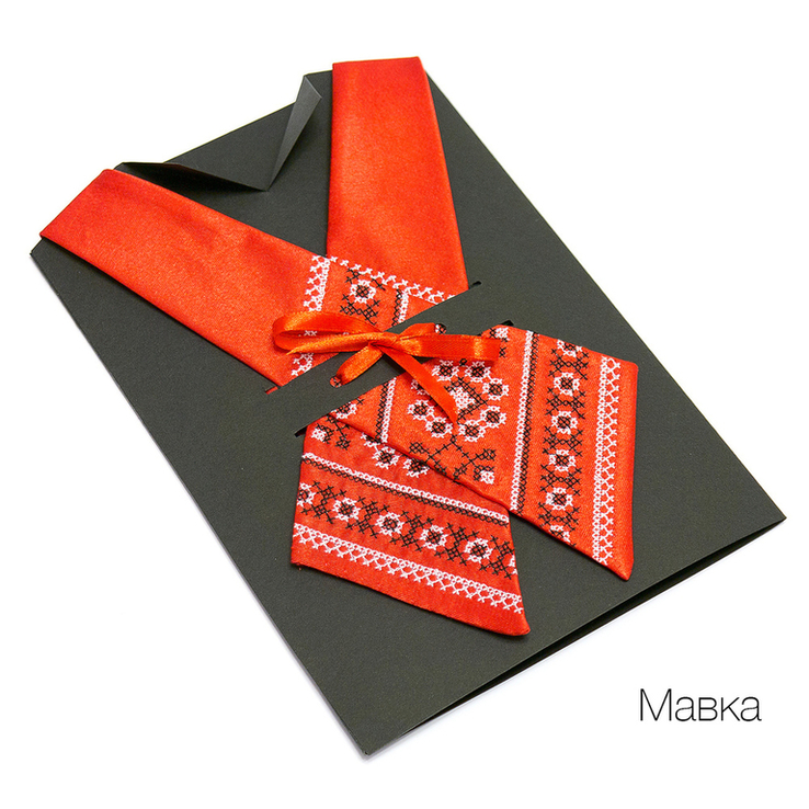 Крос-галстук з вишивкою Мавка, фото №4