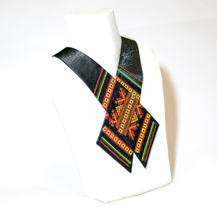 Крос-галстук з вишивкою Чарівниця, фото №5