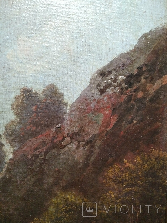 Картина. Альпійський пейзаж. Zopf J. (1838-1897). Кін. XIXст. (1185*815), фото №9