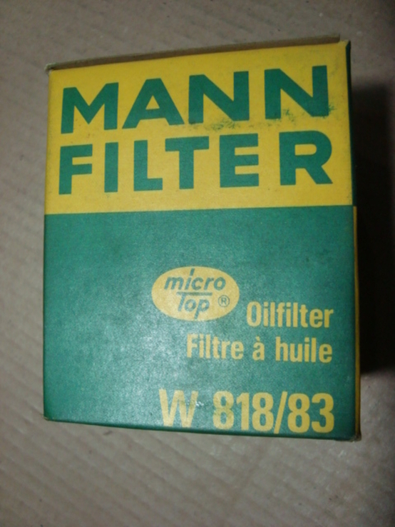 MANN-FILTER W818/83 Масляный фильтр HONDA HYUNDAI ISUZU MAZDA MITSUBISHI OPEL ROVER, numer zdjęcia 4