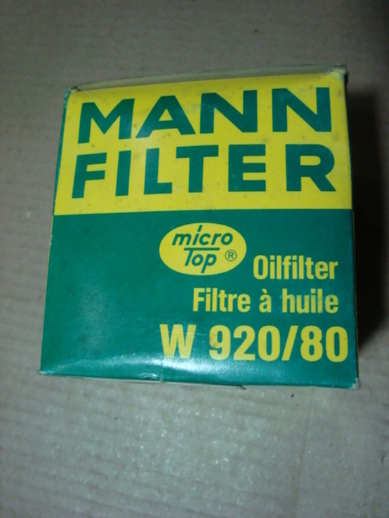 MANN-FILTER W 920/80 Масляный фильтр ALFA CHRYSLER DAIHATSU DODGE FORD JEEP LADA LANCIA, фото №4