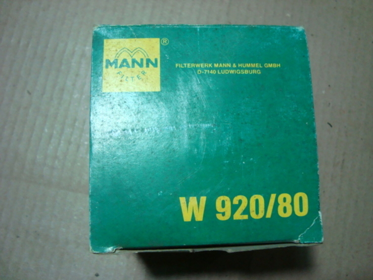 MANN-FILTER W 920/80 Масляный фильтр ALFA CHRYSLER DAIHATSU DODGE FORD JEEP LADA LANCIA, фото №5