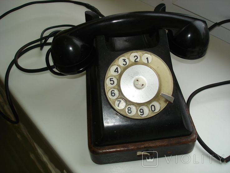 Телефон советский (карболит).