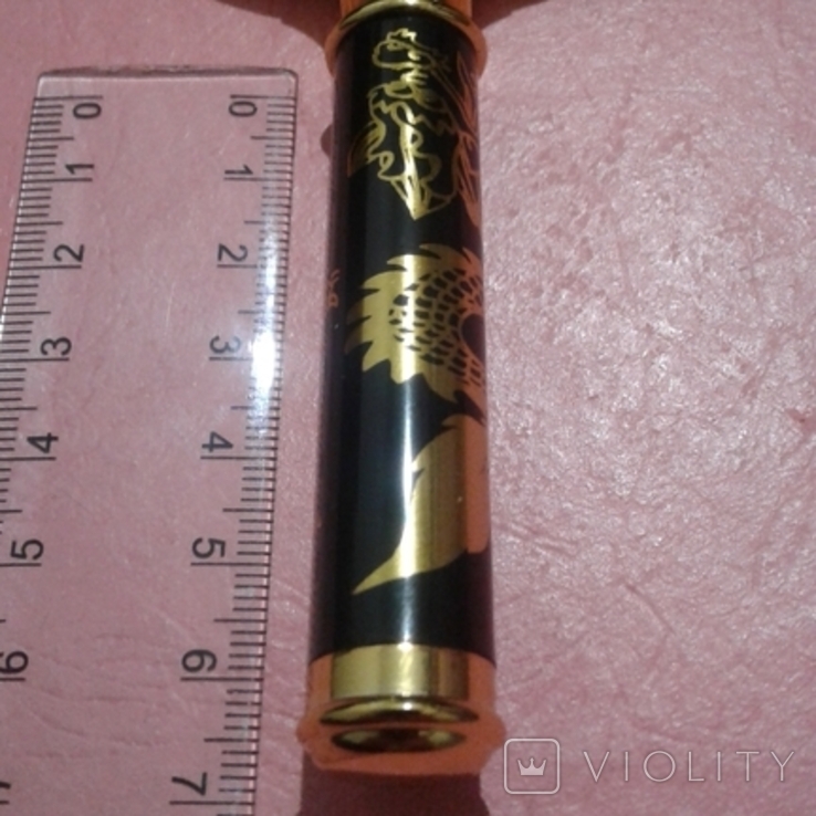 Лупа новая, диаметр 90 мм. , ручка "золотой дракон", фото №5