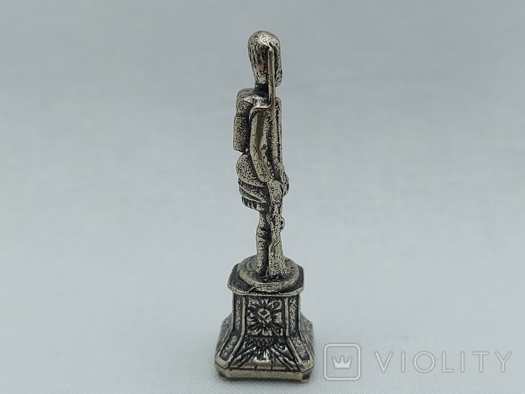 Коллекционная миниатюрная фигурка серебро 800, фото №3