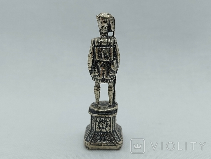 Коллекционная миниатюрная фигурка серебро 800, фото №4