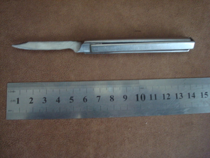 Мини складной нож,вертушка,рамка,нерж,8см., photo number 5