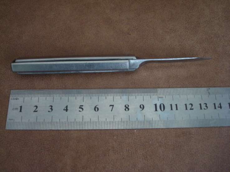Мини складной нож,вертушка,рамка,нерж,8см., photo number 8