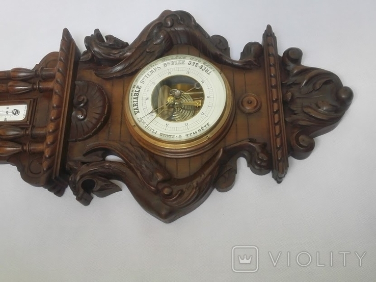 94 см Великий барометр з грифонами XIX століття, photo number 11