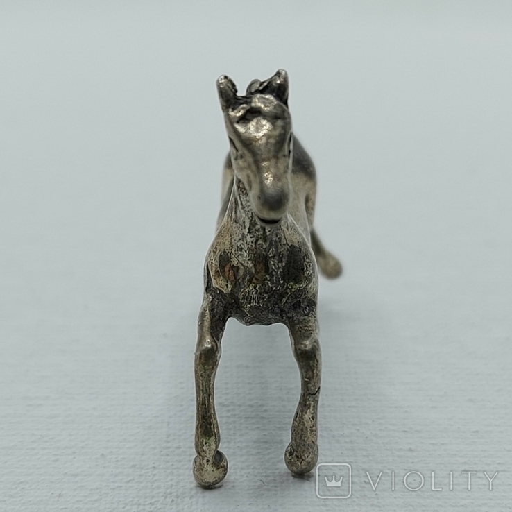 (4) Коллекционная миниатюрная фигурка серебро 800, фото №3