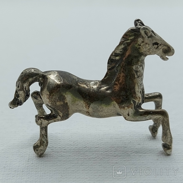 (4) Коллекционная миниатюрная фигурка серебро 800, фото №4