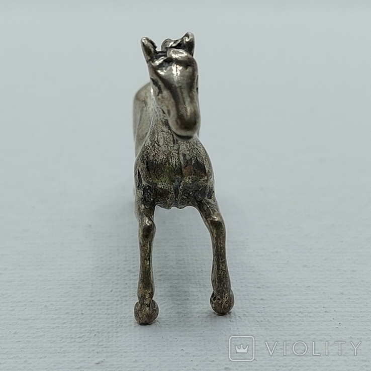 (6) Коллекционная миниатюрная фигурка серебро 800, фото №3