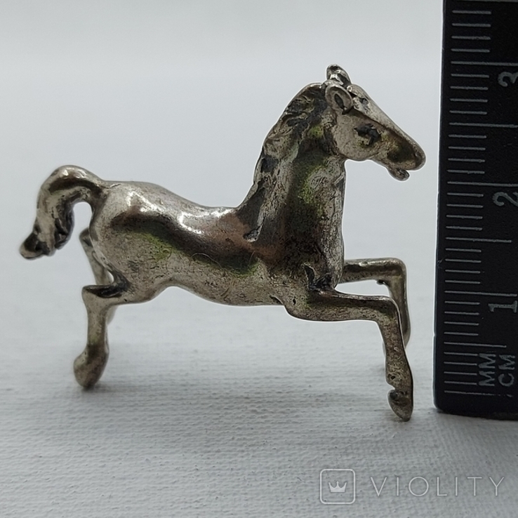 (6) Коллекционная миниатюрная фигурка серебро 800, фото №7