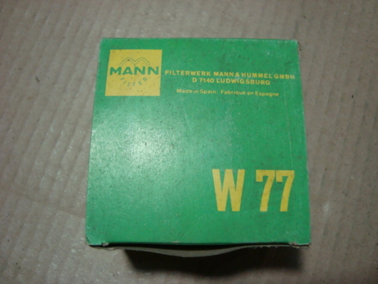 MANN-FILTER W 77 Масляный фильтр FIAT RENAULT, фото №4