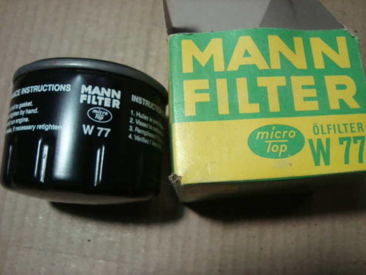 MANN-FILTER W 77 Масляный фильтр FIAT RENAULT, фото №5