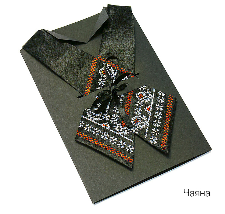 Крос-галстук з вишивкою Чаяна, фото №3