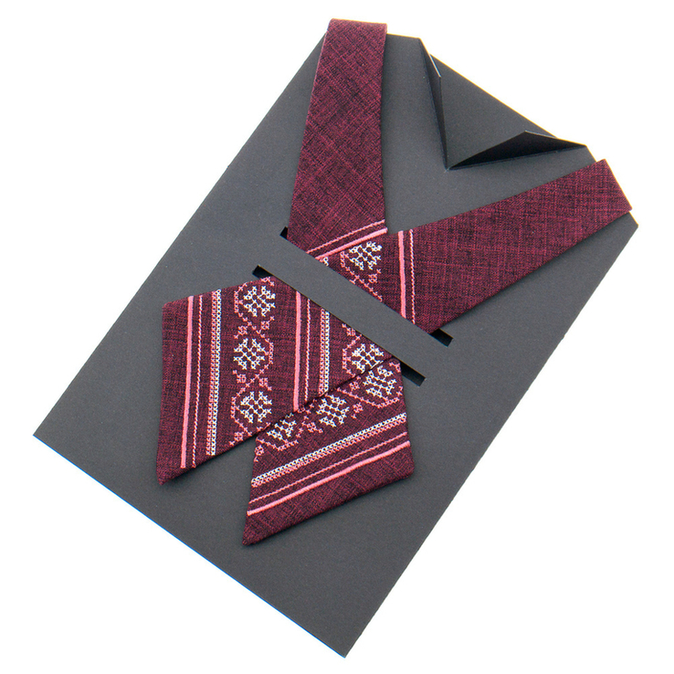 Крос краватка з вишивкою №872, фото №5