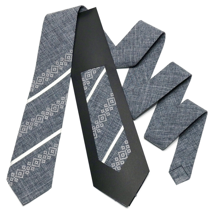 Оригінальна вишита краватка №756, photo number 2