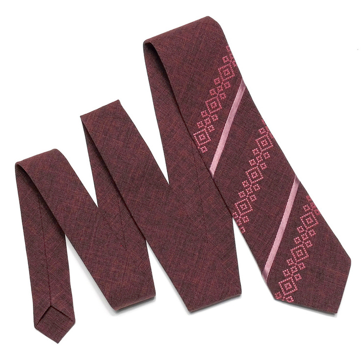 Оригінальна вишита краватка №758, фото №4