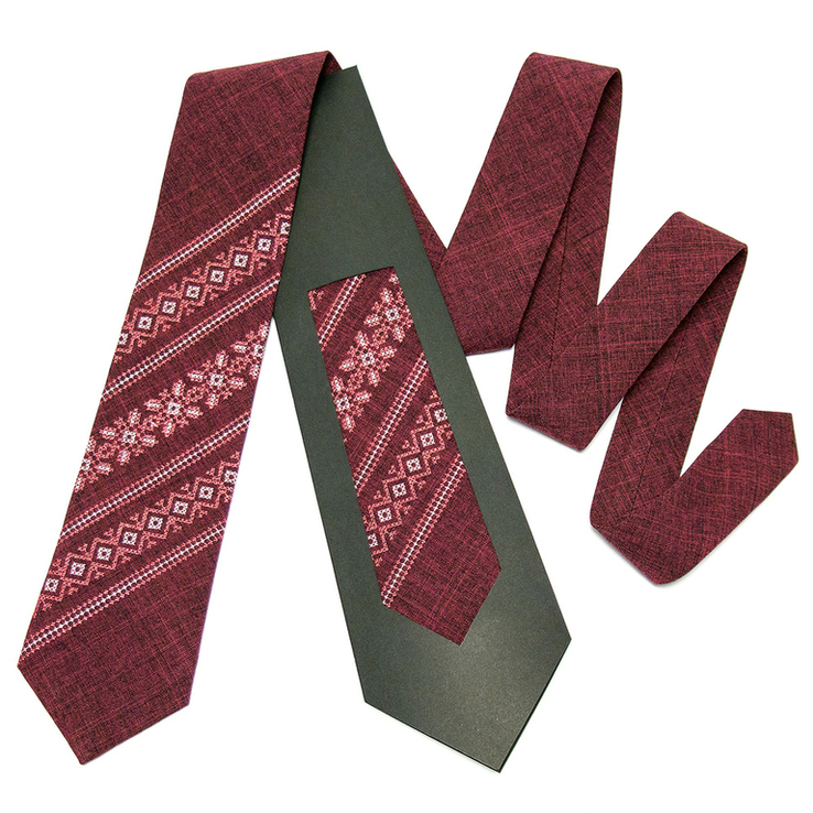 Модна вишита краватка №664, фото №2