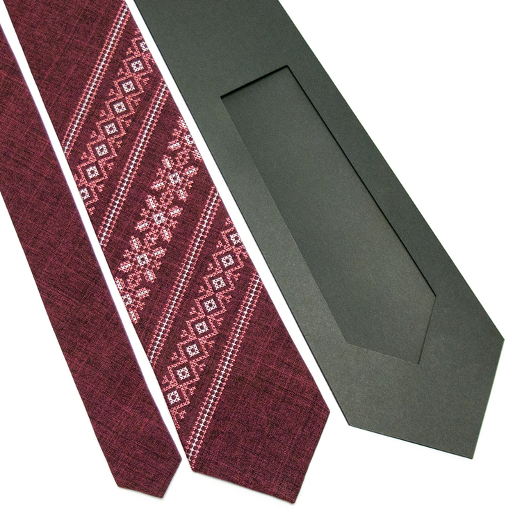 Модна вишита краватка №664, фото №3