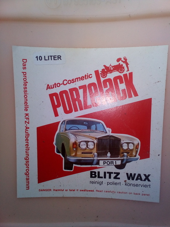 Porzelack blitz wax жидкий воск, фото №2