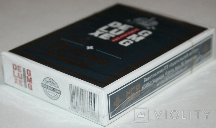 Игральные карты "DeLuxe.,покер" (полная колода.,54 листа.,2 тип) Одесса.,Украина, фото №4
