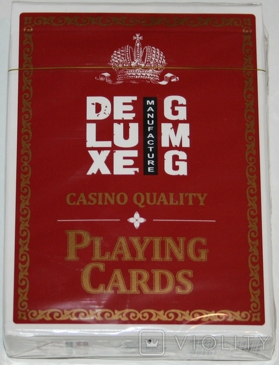 Игральные карты "DeLuxe.,покер" (полная колода.,54 листа.,2 тип) Одесса.,Украина, фото №3