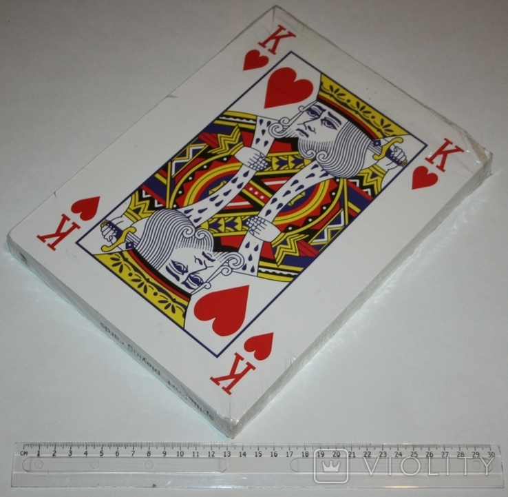 103.Карты игральные большой формат.,А-4 (полная колода,54 листа), фото №6