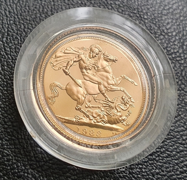 Соверен Sovereign 1983 Proof (повторно в связи с невыкупом)