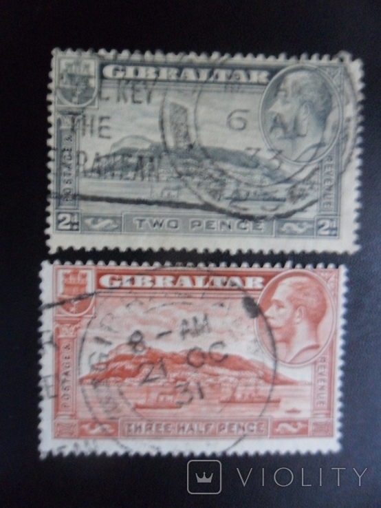 Корабли. Гибралтар. 1931 г.  гаш