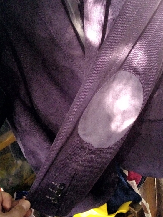 Пиджак вельветовый фиолетовый фирмы WE, фото №3