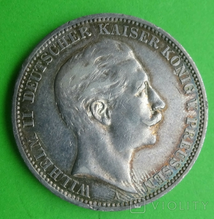 3 марки, Пруссия, 1910г, фото №3