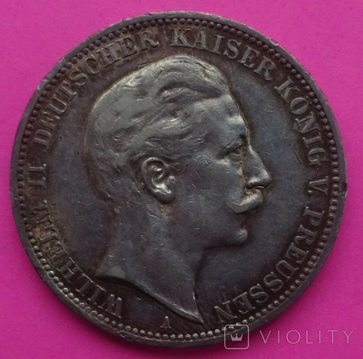3 марки, Пруссия, 1910г, фото №4