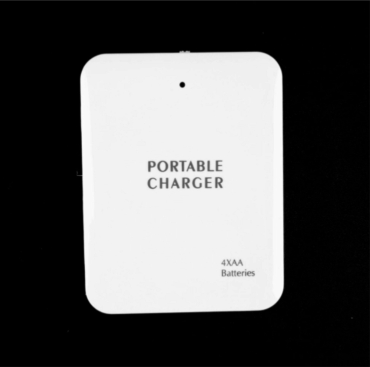 Портативное зарядное устройство Power bank для 4X AA (white) (1112), фото №4