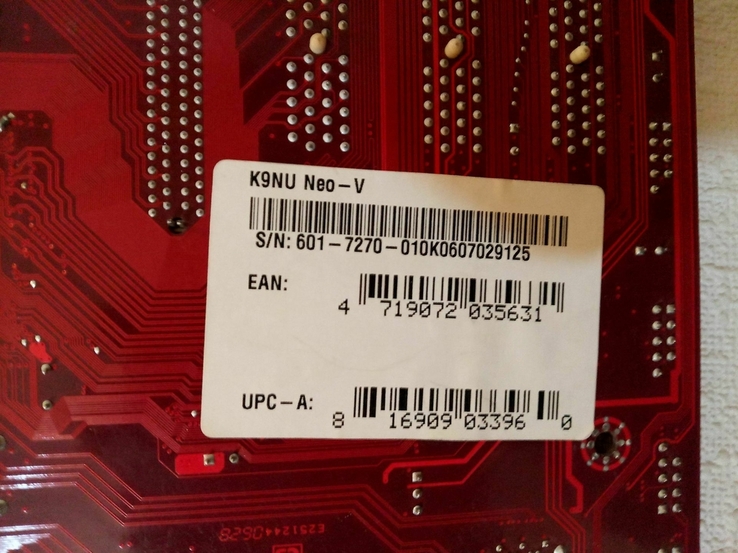 Мат. плата MSI MS-7270 K9NU Neo-V AM2 PCI-E+LAN SATA RAID ATX 4DDR2, numer zdjęcia 7