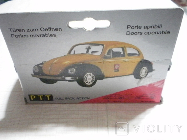 Модель автомобиля VW "Жук" Швейцарская почта, фото №4